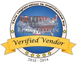 US FEDERAL CONTRACTOR REGISTRATION VERIFIED VENDOR THIS REGISTRATION IS MAINTAINED BY 2013 - 2014 trademark