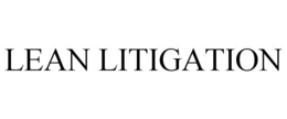 LEAN LITIGATION trademark