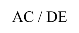 AC / DE trademark