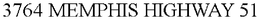 3764 MEMPHIS HIGHWAY 51 trademark
