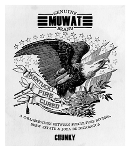 GENUINE MUWAT BRAND KENTUCKY FIRE CURED A COLLABORATION BETWEEN SUBCULTURE STUDIOS, DREW ESTATE & JOYA DE NICARAGUA CHUNKY trademark