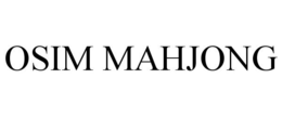 OSIM MAHJONG trademark