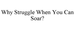 WHY STRUGGLE WHEN YOU CAN SOAR? trademark