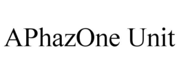 APHAZONE UNIT trademark