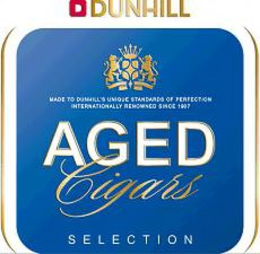 D DUNHILL MADE TO DUNHILL'S UNIQUE STANDARD OF PERFECTION INTERNATIONALLY RENOWNED SINCE 1907 AGED CIGARS SELECTION trademark