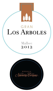 GRAN LOS ARBOLES MALBEC 2012 BODEGA NAVARRO CORREAS trademark