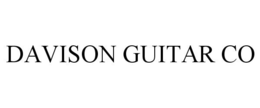 DAVISON GUITAR CO trademark