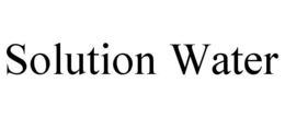 SOLUTION WATER trademark