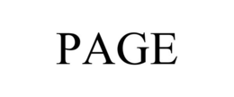 PAGE trademark