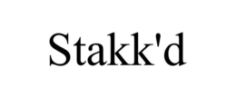 STAKK'D trademark
