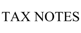 TAX NOTES trademark