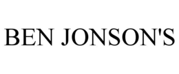BEN JONSON'S trademark