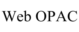 WEB OPAC trademark