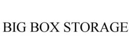 BIG BOX STORAGE trademark