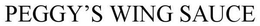 PEGGY'S WING SAUCE trademark
