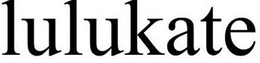 LULUKATE trademark