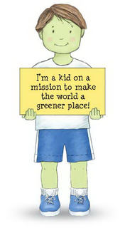 "I'M A KID ON A MISSION TO MAKE THE WORLD A GREENER PLACE" trademark