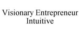 VISIONARY ENTREPRENEUR INTUITIVE trademark