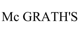MC GRATH'S trademark