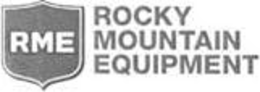 RME ROCKY MOUNTAIN EQUIPMENT trademark