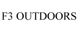 F3 OUTDOORS trademark