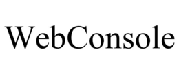 WEBCONSOLE trademark