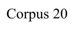 CORPUS 20 trademark