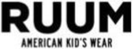 RUUM AMERICAN KID'S WEAR trademark