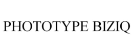 PHOTOTYPE BIZIQ trademark