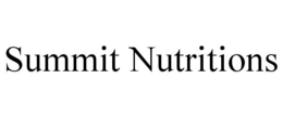 SUMMIT NUTRITIONS trademark