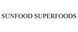 SUNFOOD SUPERFOODS trademark