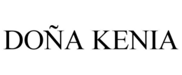 DOÑA KENIA trademark