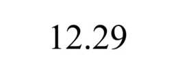 12.29 trademark