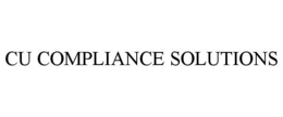CU COMPLIANCE SOLUTIONS trademark