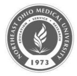 NORTHEAST OHIO MEDICAL UNIVERSITY 1973 EDUCATION · SERVICE · RESEARCH trademark