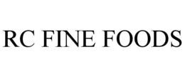 RC FINE FOODS trademark