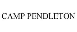 CAMP PENDLETON trademark