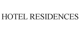 HOTEL RESIDENCES trademark