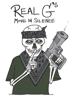REAL G'S MOVE IN SILENCE trademark