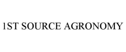 1ST SOURCE AGRONOMY trademark