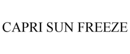 CAPRI SUN FREEZE trademark