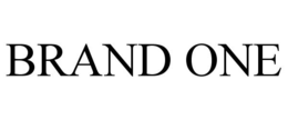 BRAND ONE trademark