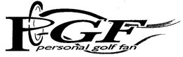 PGF PERSONAL GOLF FAN trademark