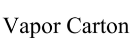 VAPOR CARTON trademark