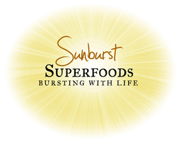 SUNBURST SUPERFOODS BURSTING WITH LIFE trademark