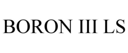 BORON III LS trademark