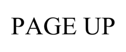 PAGE UP trademark
