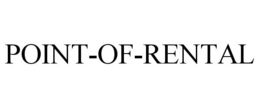 POINT-OF-RENTAL trademark