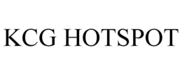 KCG HOTSPOT trademark