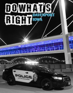 DO WHAT'S RIGHT DAVENPORT IOWA, POLICE CITY OF DAVENPORT trademark
